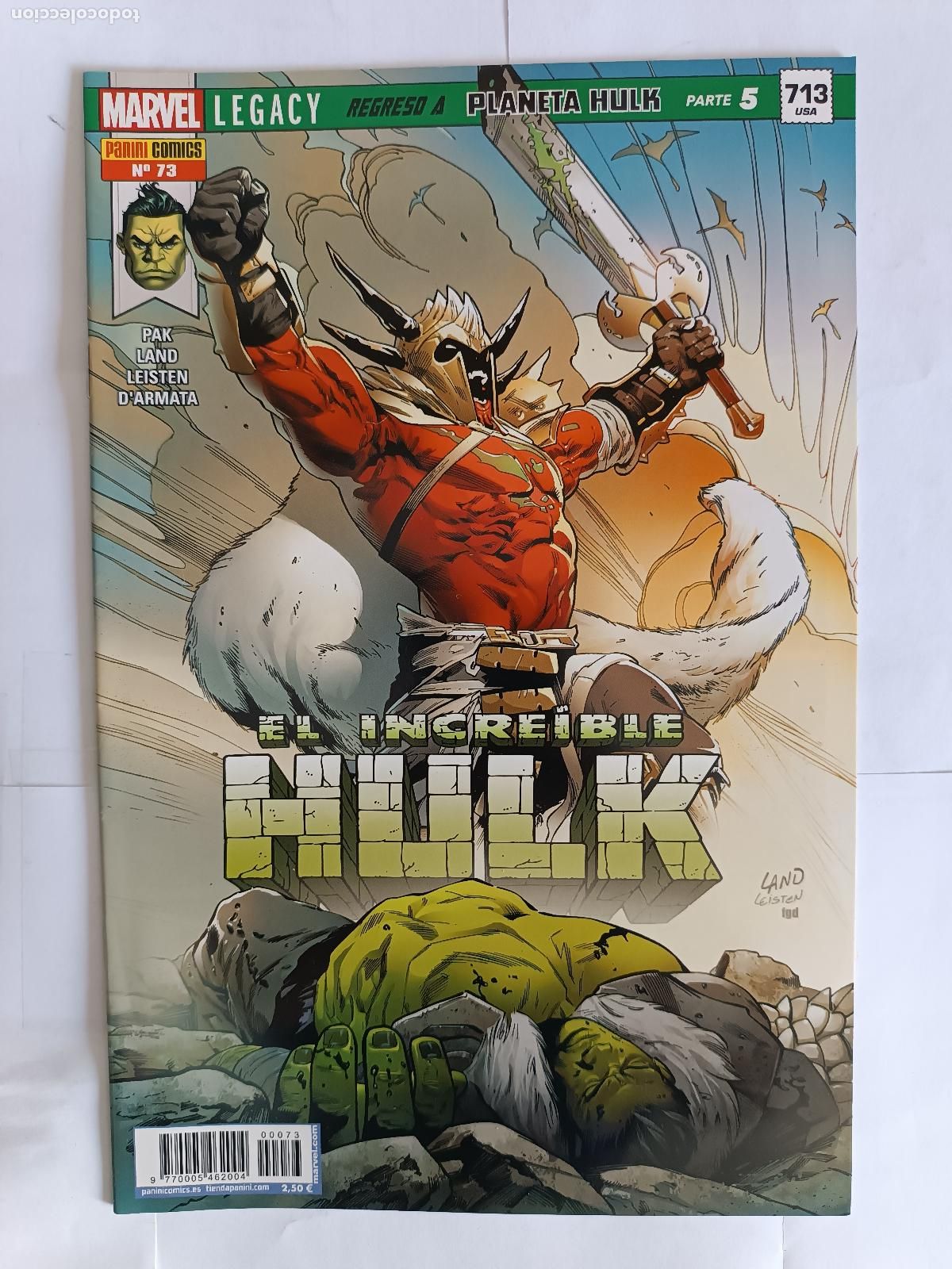 C&oacute;mics: EL INCREIBLE HULK 73 / MARVEL PANINI - Foto 1