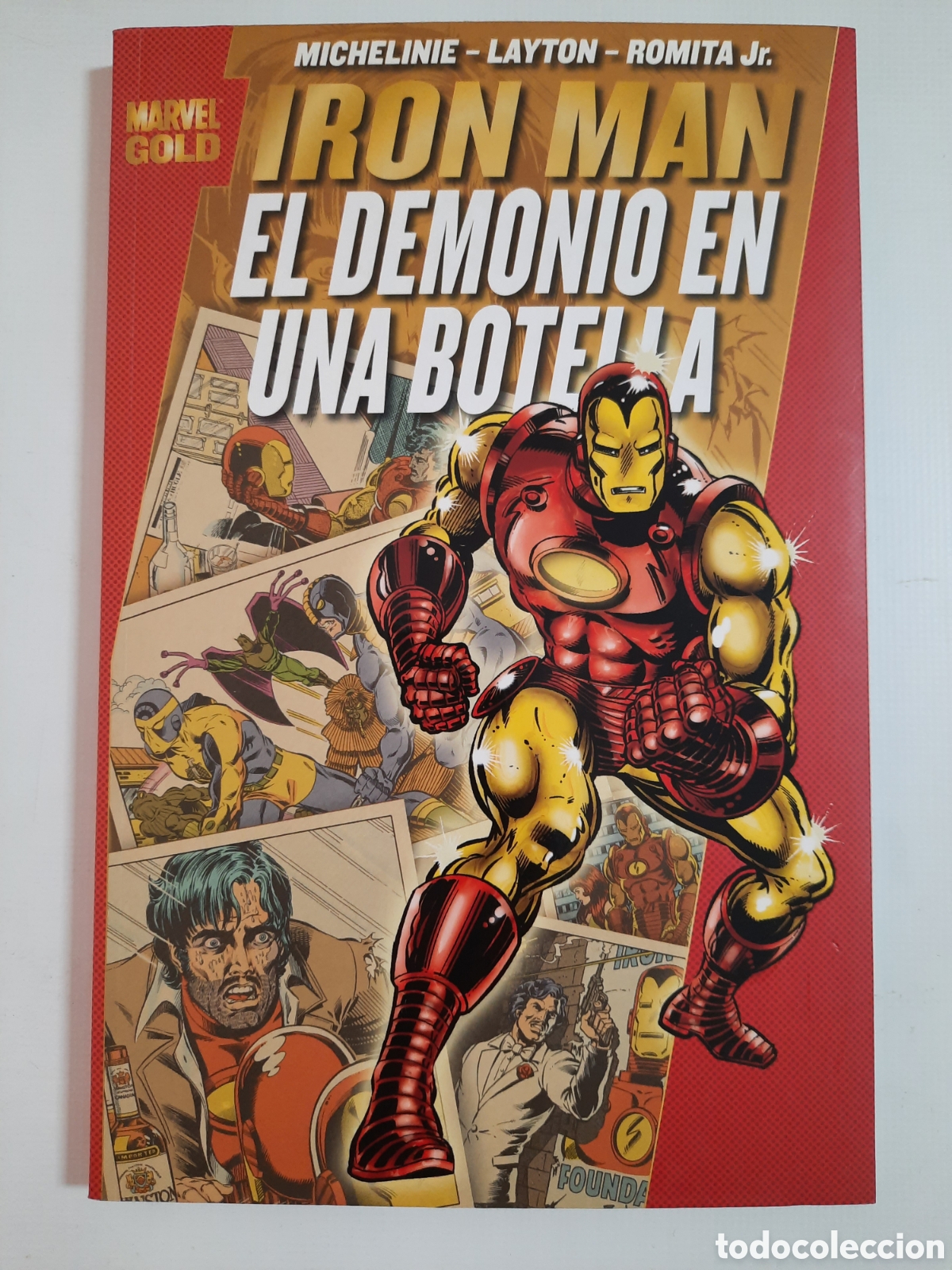 C&oacute;mics: MARVEL GOLD - IRON MAN - EL DEMONIO EN UNA BOTELLA - TOMO PANINI - Foto 1