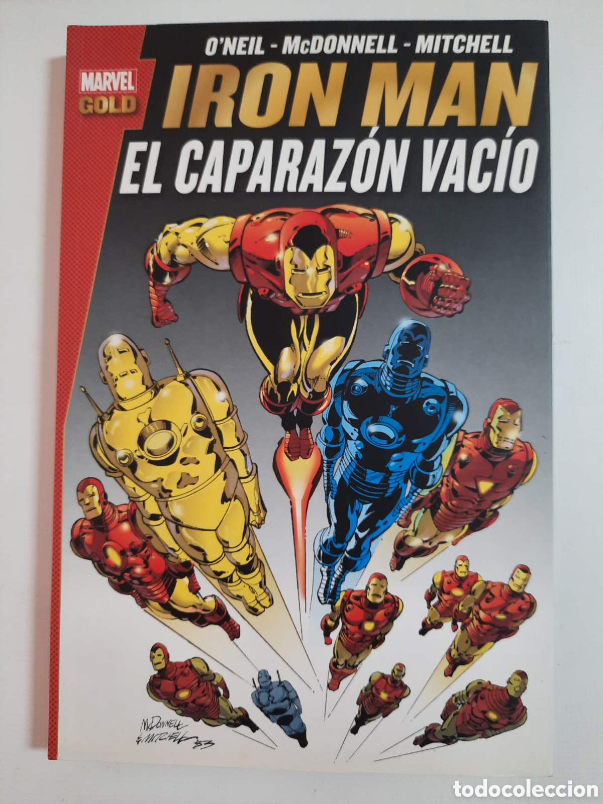 C&oacute;mics: MARVEL GOLD - IRON MAN - EL CAPARAZ&Oacute;N VAC&Iacute;O - TOMO PANINI - Foto 1