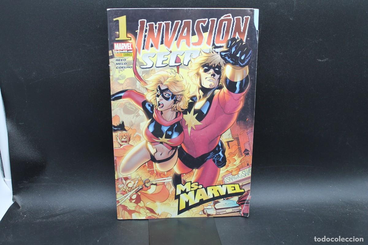 C&oacute;mics: INVASION SECRETA MS. MARVEL PANINI N&ordm; 1 2009 - Foto 1