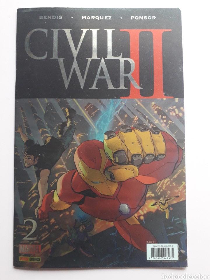 C&oacute;mics: Civil war II num 2. Excelente estado