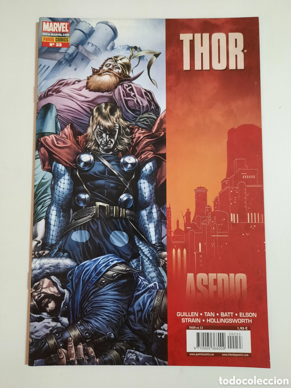 C&oacute;mics: THOR - N&ordm; 33 - ASEDIO - GRAPA MARVEL PANINI 2010 - Foto 1