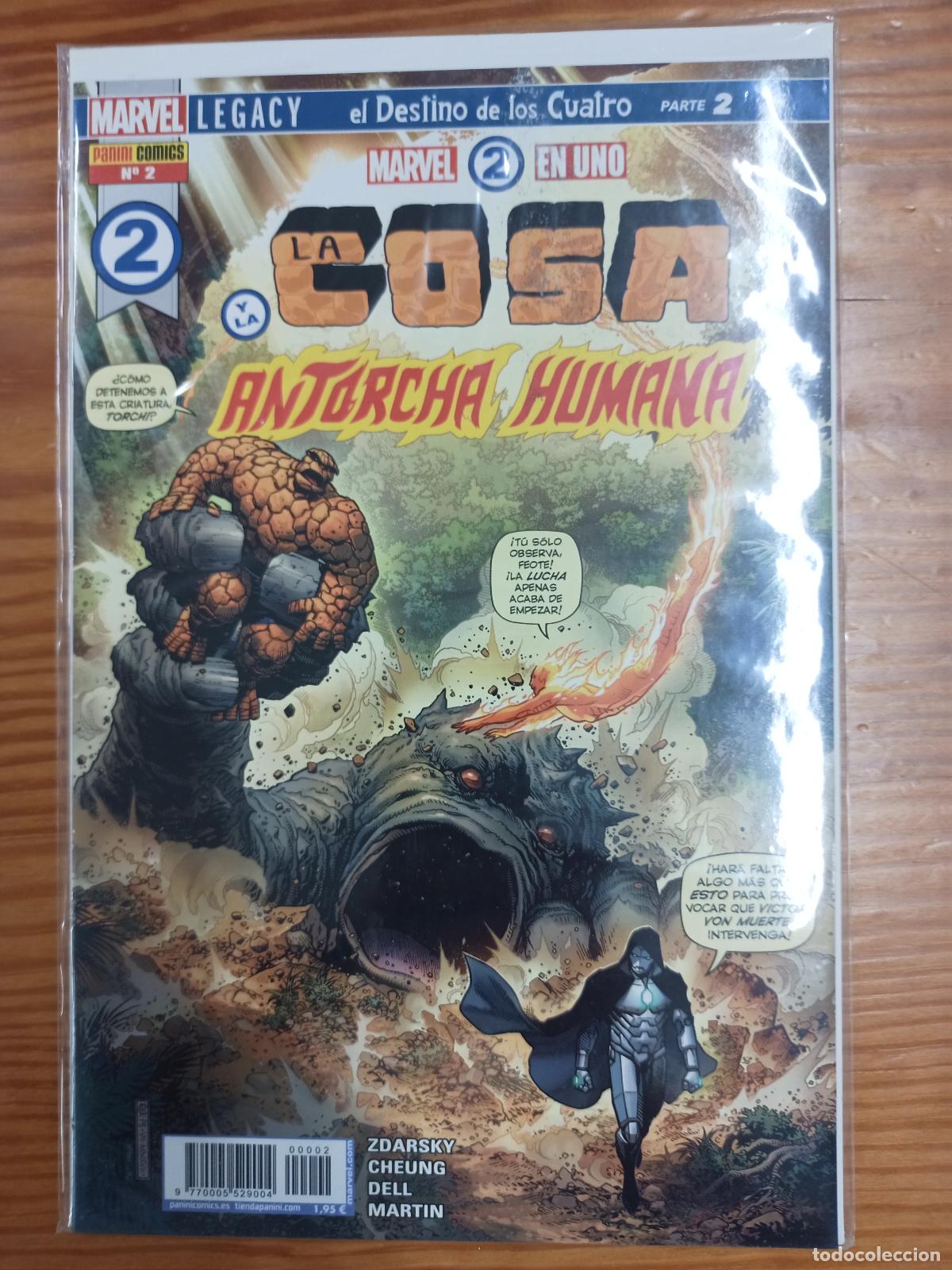 C&oacute;mics: Marvel 2 en uno La cosa y la antorcha humana #2 - Foto 1