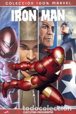 C&oacute;mics: 100% MARVEL: IRON MAN - EJECUTAR PROGRAMA - TOMO - PANINI - Foto 1