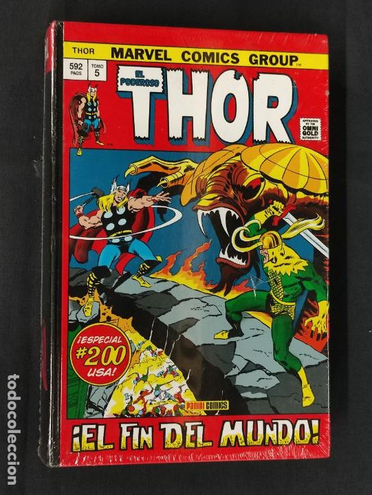 C&oacute;mics: PRECINTADO - EL PODEROSO THOR - EL FIN DEL MUNDO - PANINI - - Foto 1