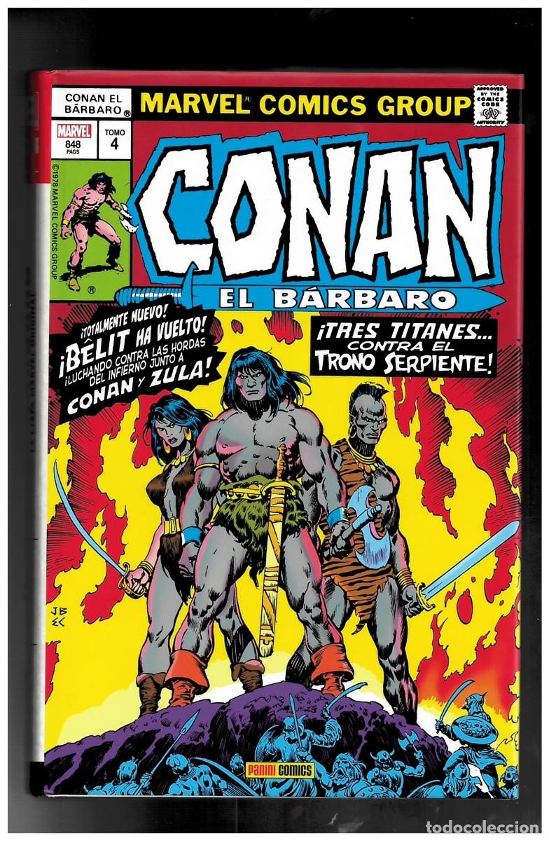 C&oacute;mics: Conan 4, Omnibus, Panini en perfecto estado estado - Foto 1
