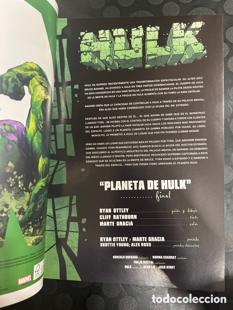 C&oacute;mics: HULK VOL.2 N.129 / 14 PLANETA DE HULK ( 2012/&hellip; ) - Foto 3