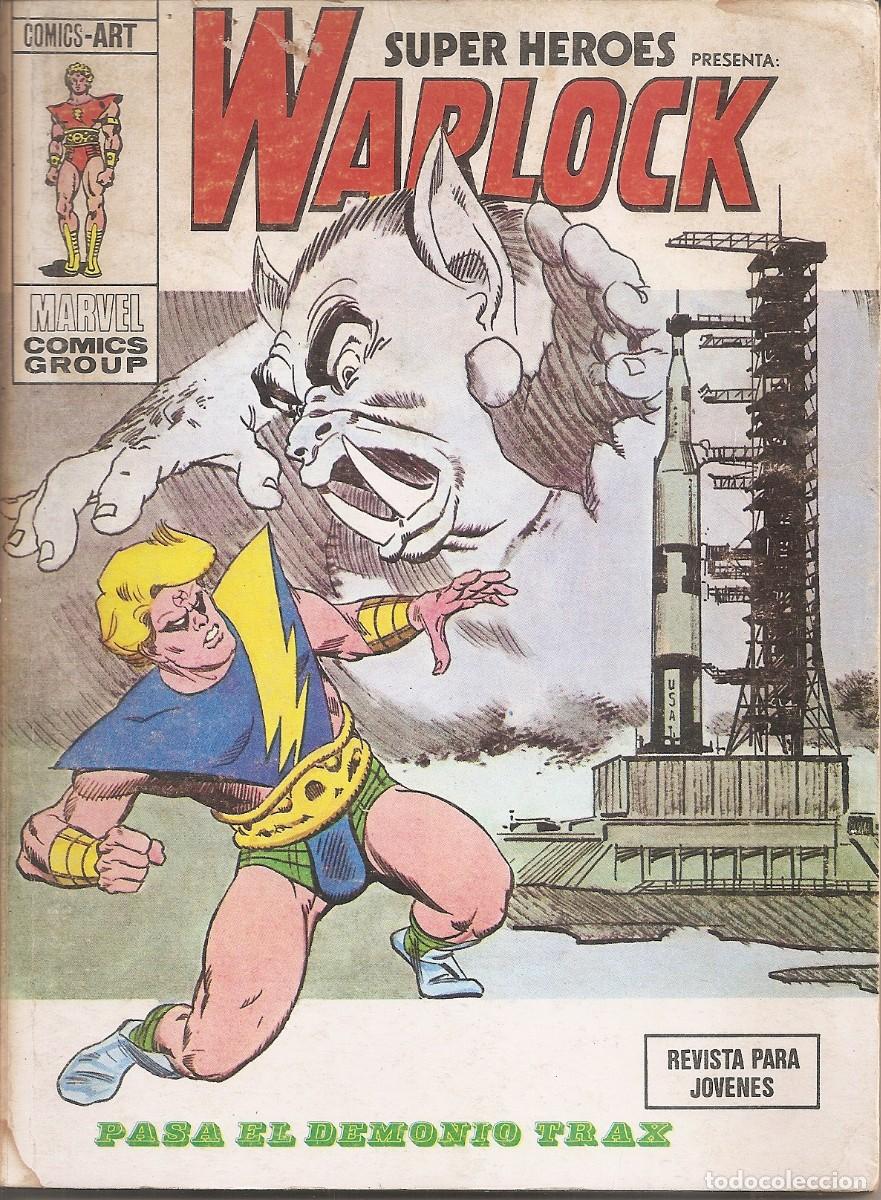 C&oacute;mics: WARLOCK - PASA EL DEMONIO TRAX (MARVEL COMICS GROUP, EDICIONES VERTICE 1974) - Foto 1