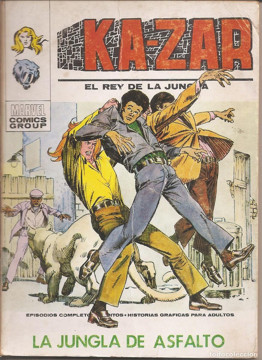 C&oacute;mics: KAZAR - LA JUNGLA DE ASFANTO (MARVEL COMICS GROUP, EDICIONES VERTICE 1973) - Foto 1