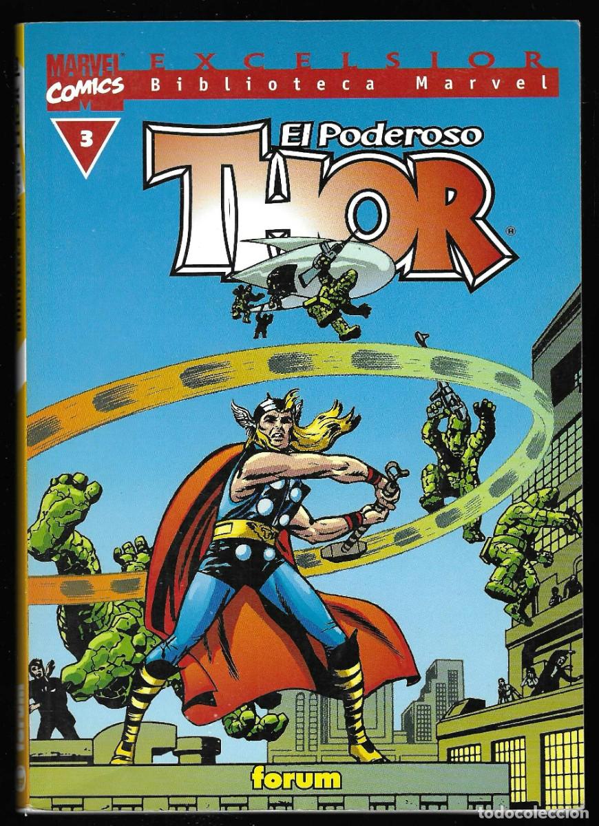 C&oacute;mics: BIBLIOTECA MARVEL -- EL PODEROSO THOR N&ordm; 1 -2 -3 -6 - Foto 4