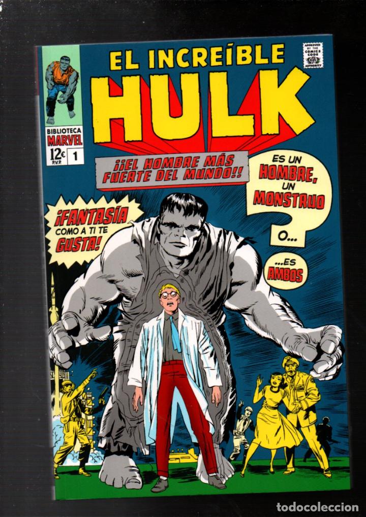 C&oacute;mics: EL INCREIBLE HULK. N&ordm; 1. BIBLIOTECA MARVEL. 1962-63. MARVEL PANINI COMICS, 2022 - Foto 1