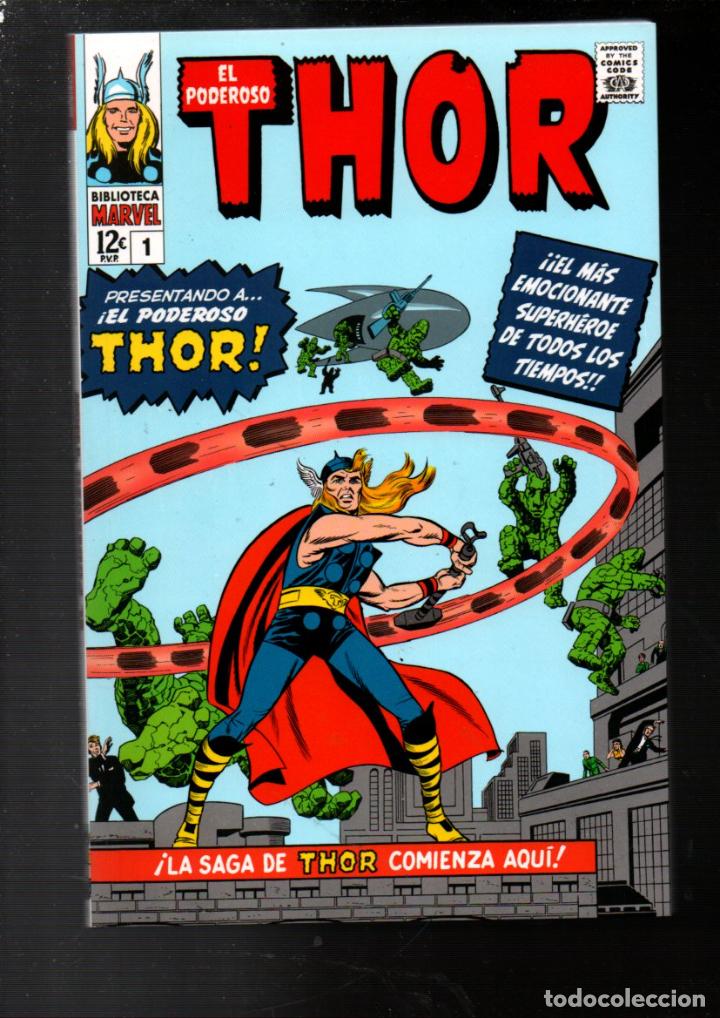 C&oacute;mics: EL PODEROSO THOR. N&ordm; 1. BIBLIOTECA MARVEL. 1962-63. MARVEL PANINI COMICS, 2023 - Foto 1