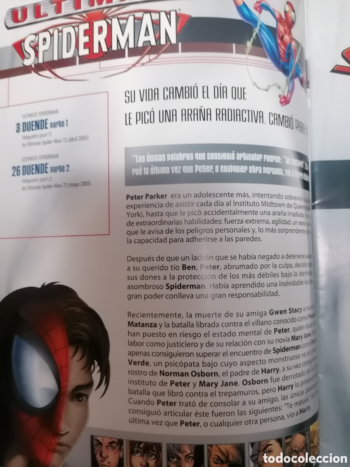 C&oacute;mics: Ultimate Spider-Man. N&uacute;mero 1. Grapa - Foto 2