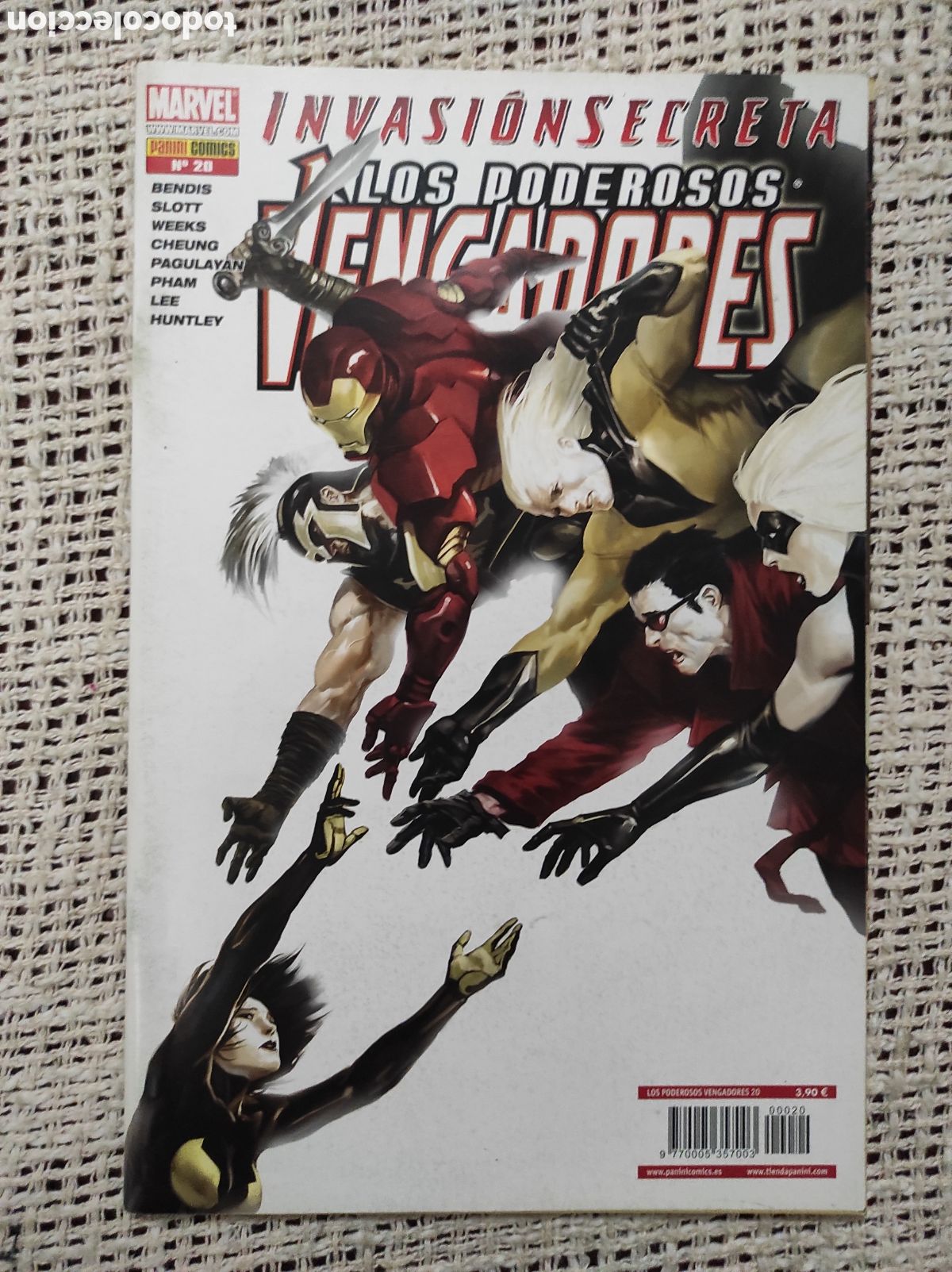 C&oacute;mics: LOS PODEROSOS VENGADORES N&ordm; 20 -ED. PANINI -COLECCION DE 36 N&Uacute;MEROS - Foto 1