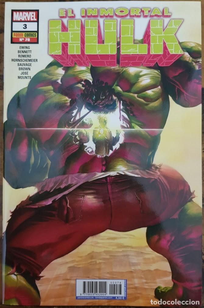 C&oacute;mics: EL INMORTAL HULK 3/78. AL EWING. PANINI. - Foto 1