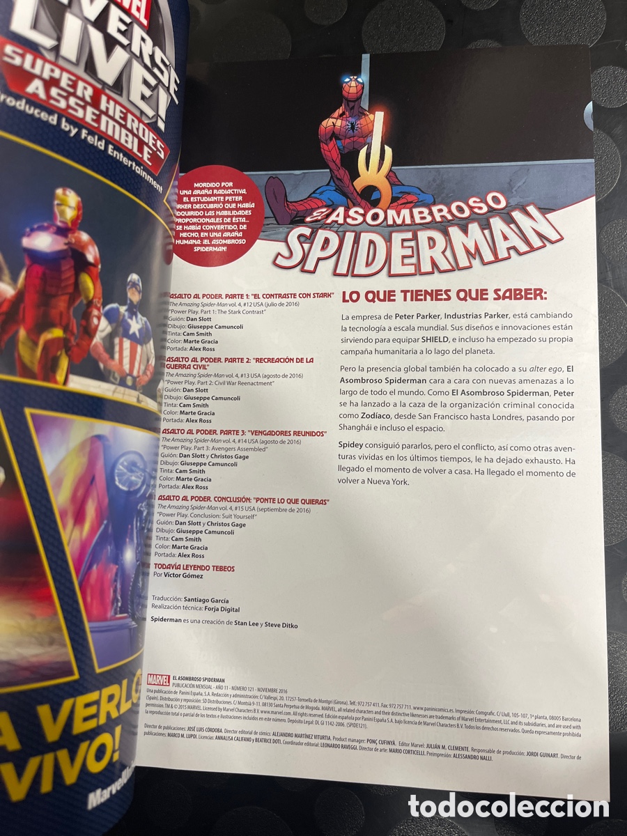 C&oacute;mics: ASOMBROSO SPIDERMAN VOL.7 N.121 ASALTO AL PODER ( 2006/... ) - Foto 3