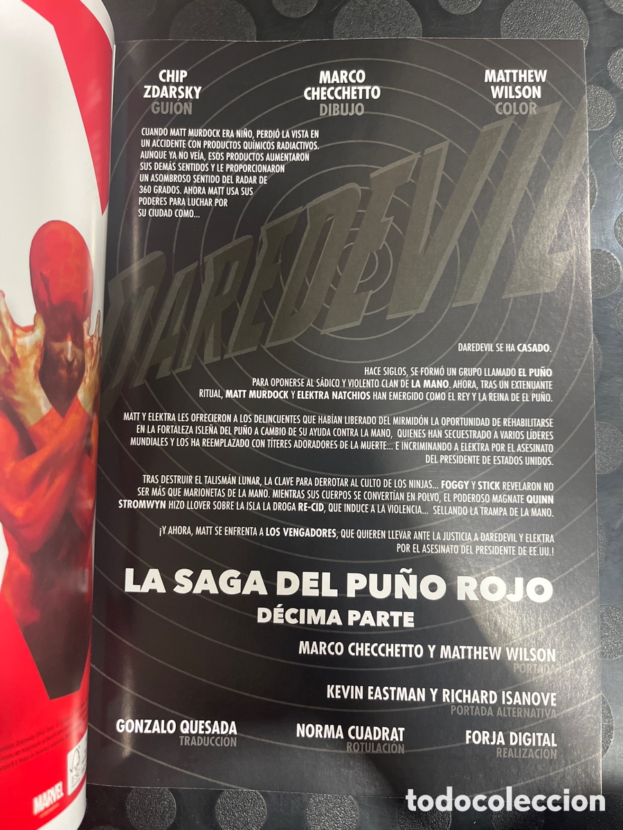 C&oacute;mics: DAREDEVIL N.43 / 10 LA SAGA DEL PU&Ntilde;O ROJO ( 2019/&hellip; ) - Foto 3
