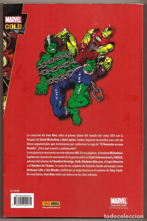 C&oacute;mics: Iron Man: El h&eacute;roe interior (David Michelinie, Bob Layton...) / Marvel Gold - 06/2013 - Foto 2