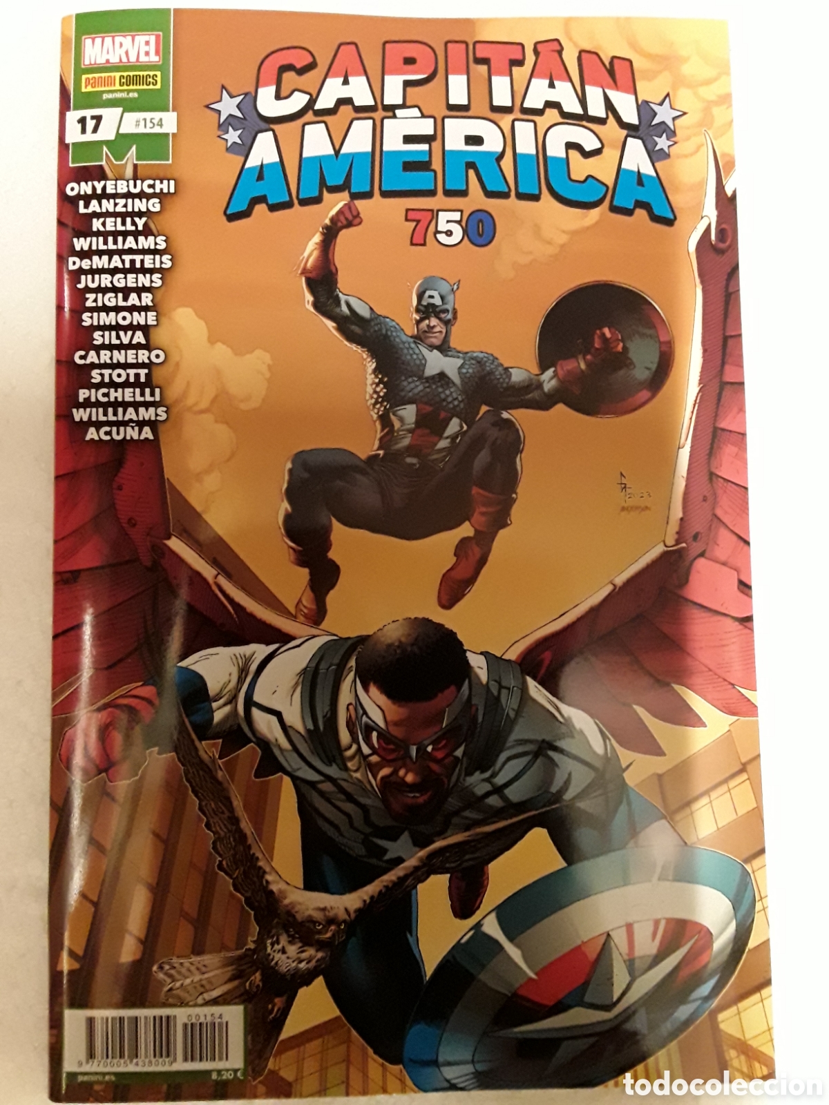 C&oacute;mics: Capit&aacute;n Am&eacute;rica. Rogers Wilson 17 / 154 (grapa) - Panini / Marvel - Foto 1