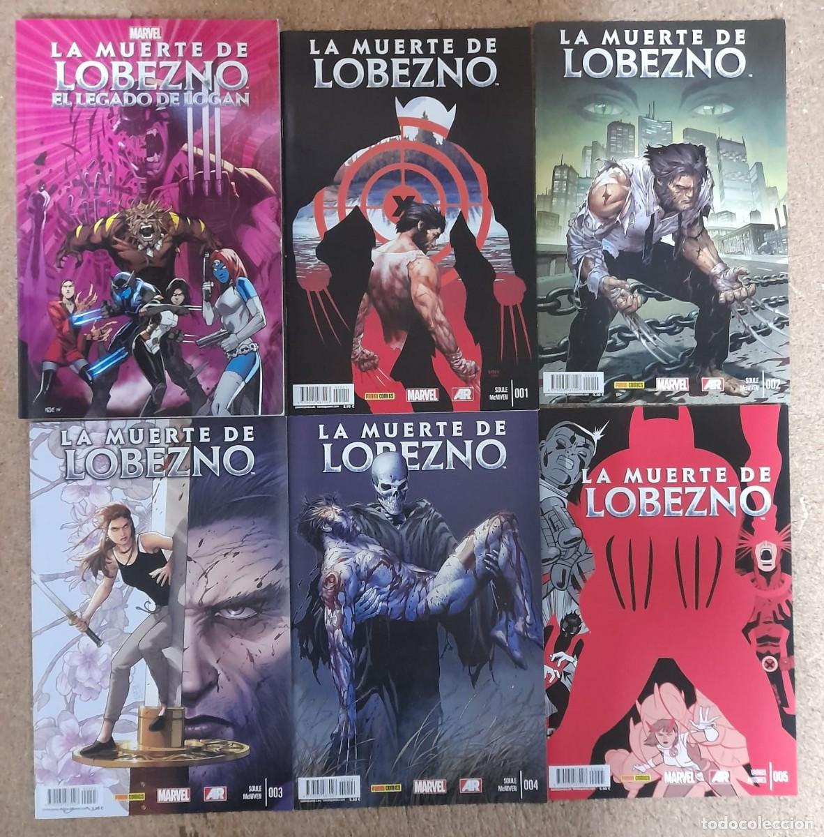 C&oacute;mics: La Muerte De Lobezno.Completa 5 comics + Compendio.Marvel.Panini - Foto 1