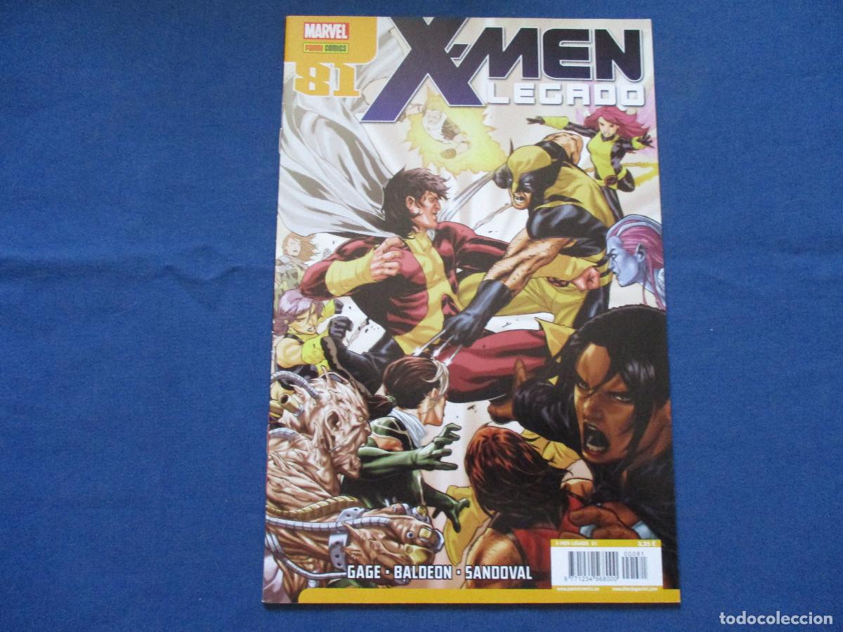 C&oacute;mics: MARVEL / X-MEN LEGADO N.&ordm; 81 &middot; A&Ntilde;O 5 PANINI 2012 - Foto 1