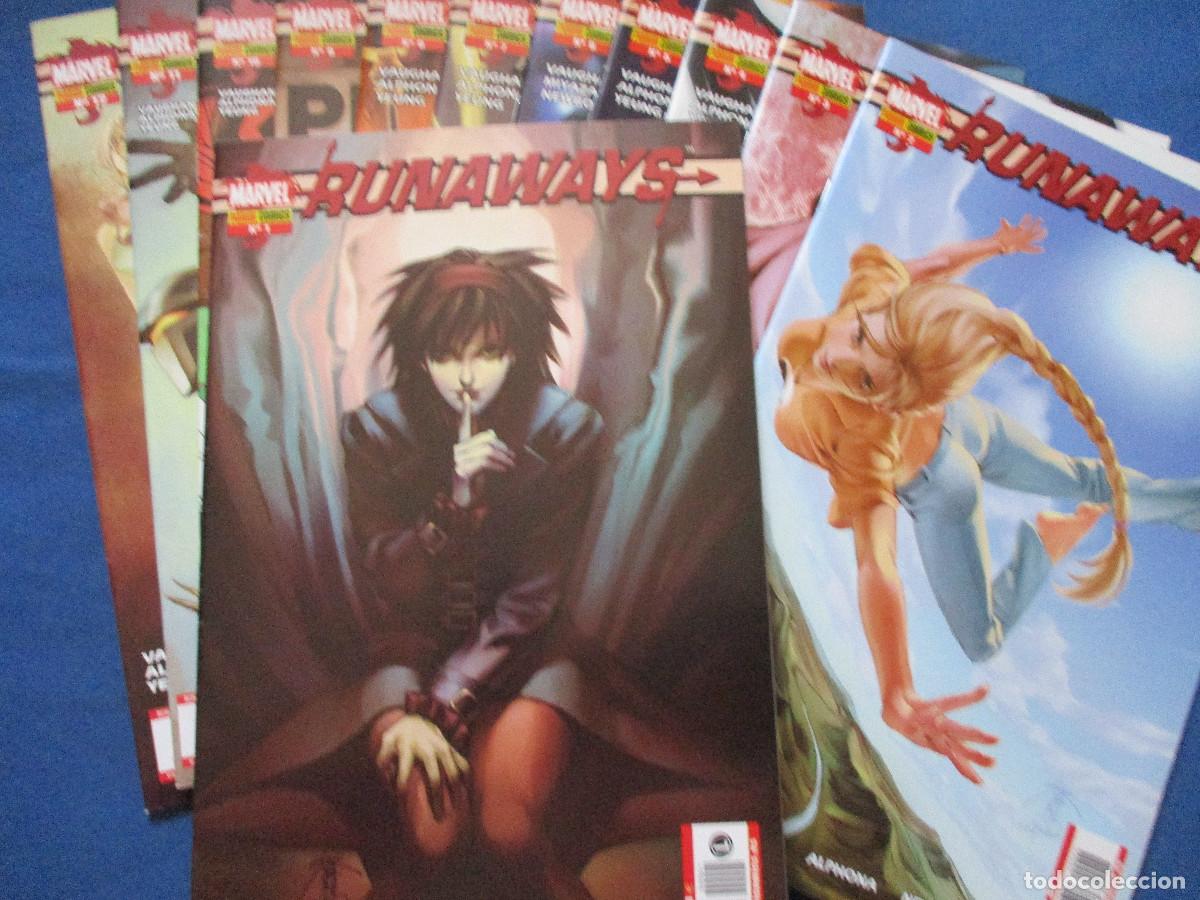 C&oacute;mics: MARVEL / RUNAWAYS &middot; VOLUMEN 1 COMPLETO 12 N&Uacute;MEROS &middot; PANINI 2005 - Foto 1