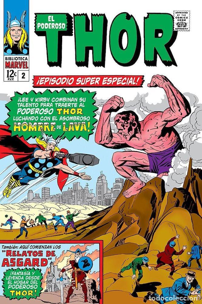 C&oacute;mics: INICIACI&Oacute;N BIBLIOTECA MARVEL EL PODEROSO THOR N&ordm; 1-2 (Panini) Oferta - Foto 2