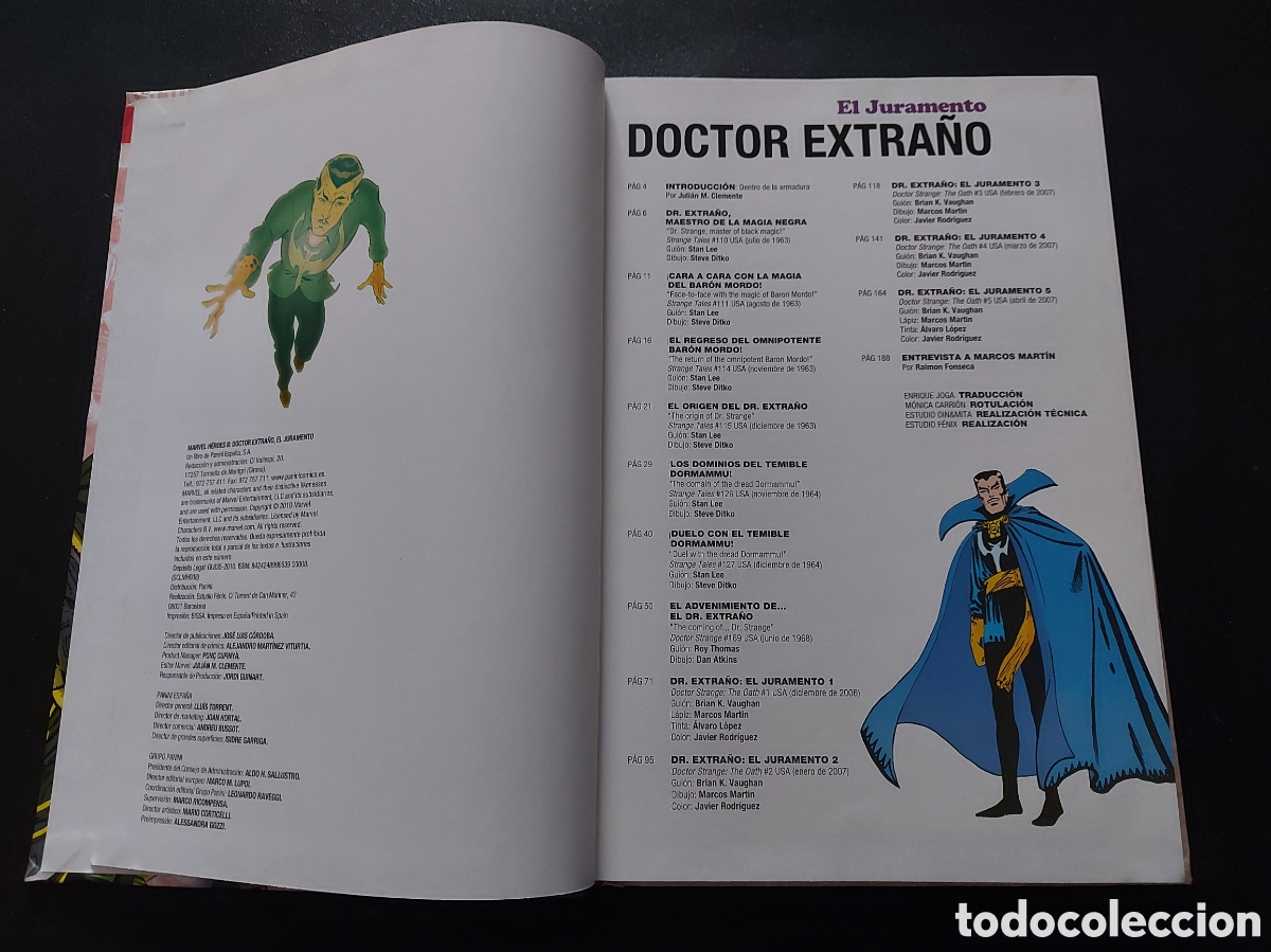 C&oacute;mics: DOCTOR EXTRA&Ntilde;O EL JURAMENTO MARVEL HEROES PANINI - Foto 8