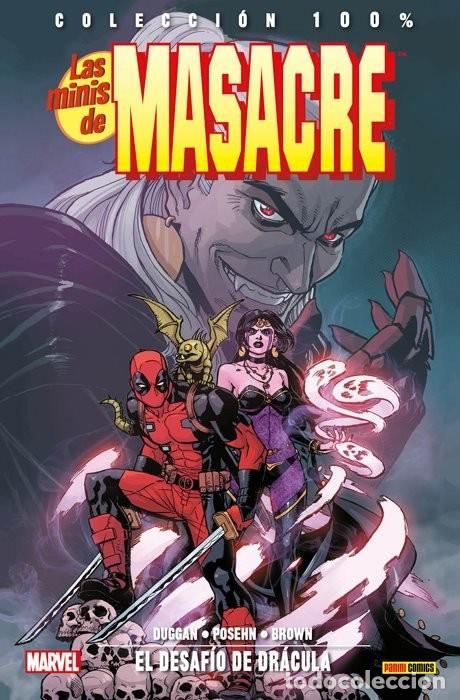 C&oacute;mics: 100% Marvel. Las Minis de Masacre 7. El desaf&iacute;o de Dr&aacute;cula. TOMO PANINI. - Foto 1