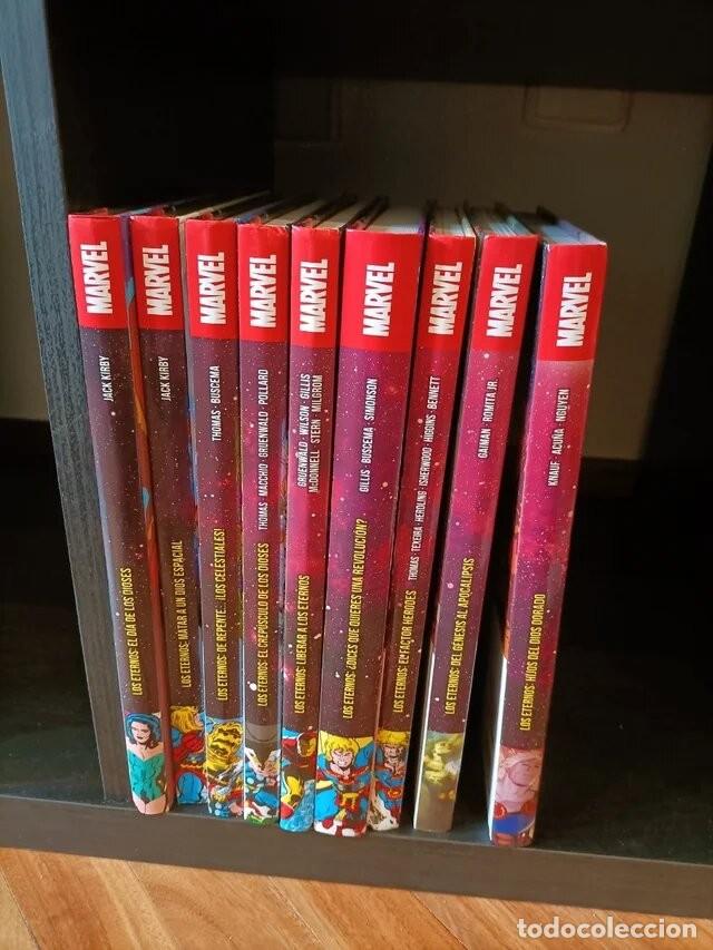 C&oacute;mics: Biblioteca Marvel Los Eternos Completa. 9 tomos. PANINI. - Foto 2
