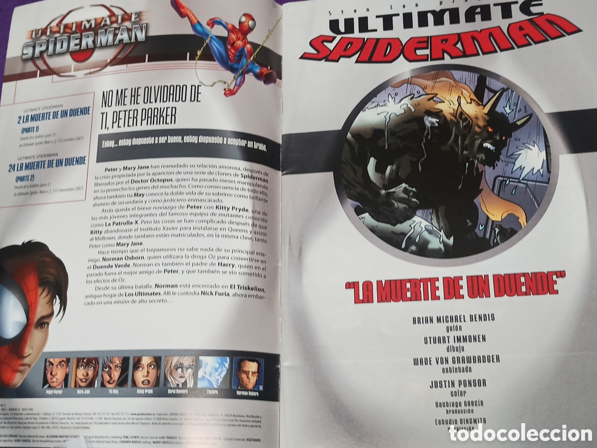 C&oacute;mics: ULTIMATE SPIDERMAN - LA MUERTE DE UN DUENDE - PANINI C&Oacute;MICS, MARVEL - N&Uacute;MERO 23 - Foto 3