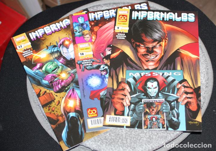 C&oacute;mics: INFERNALES n&uacute;ms. 09, 10 y 17. (etapa reciente -rebajados-)