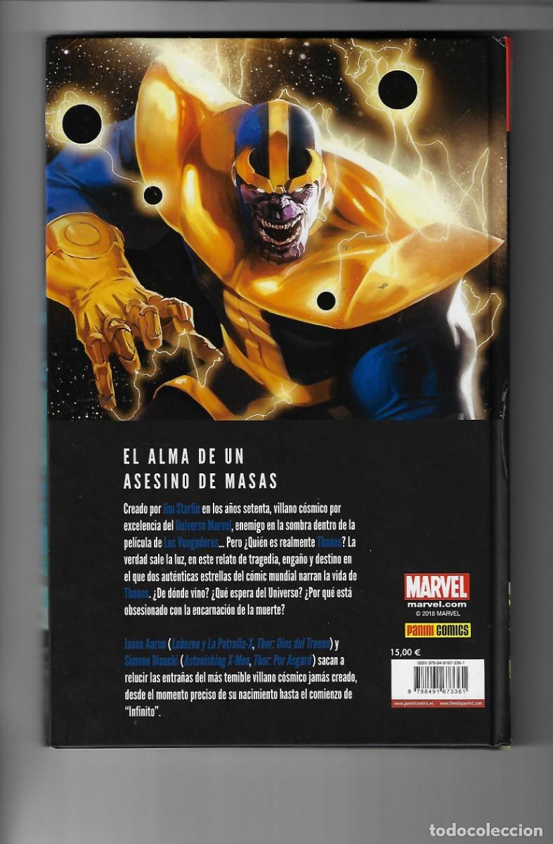 C&oacute;mics: Panini. Thanos. Origen. Aaron. Bianchi. Svorcina. - Foto 2