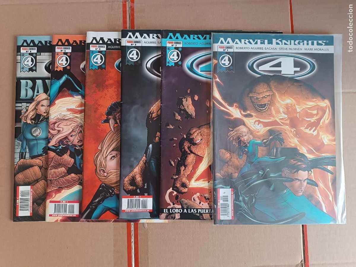 C&oacute;mics: MARVEL KNIGHTS LOS 4 FANTASTICOS COMPLETA PANINI - Foto 1