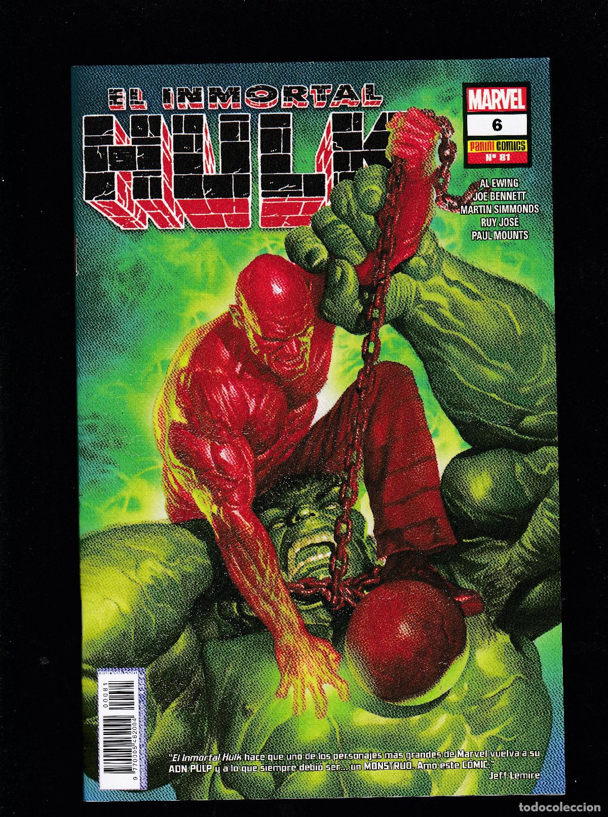 C&oacute;mics: EL INMORTAL HULK - N&ordm; 81 - 6 Los pecadores - PANINI - Foto 1