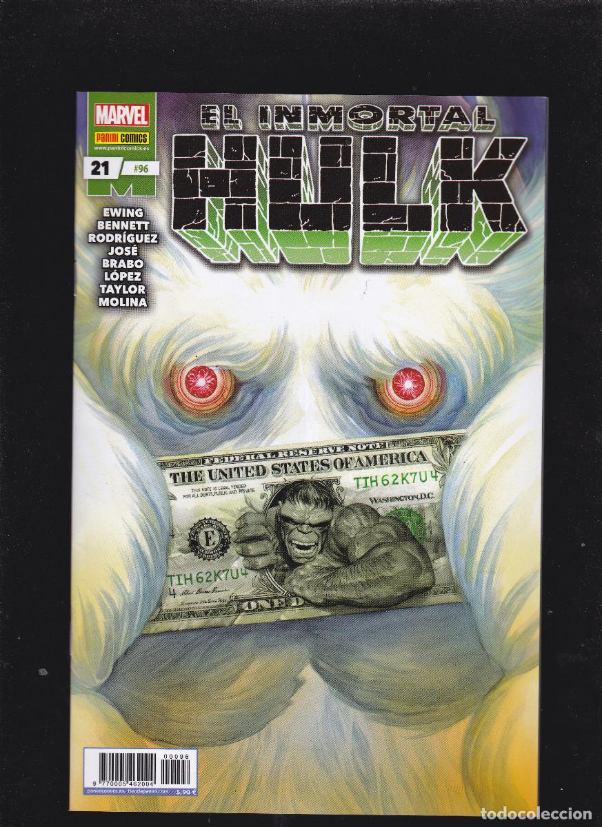 C&oacute;mics: EL INMORTAL HULK - N&ordm; 96 - 21 Hulk es Hulk - PANINI - Foto 1