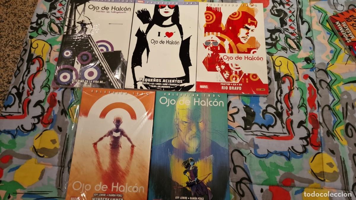 C&oacute;mics: 100% MARVEL: OJO DE HALCON (OBRA COMPLETA 5 TOMOS) - PANINI - Foto 1