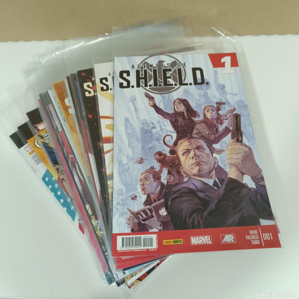 C&oacute;mics: AGENTES DE S.H.I.E.L.D. COLECCION COMPLETA del 1 al 24 - PANINI CON BOLSAS PROTECTORAS - Foto 1