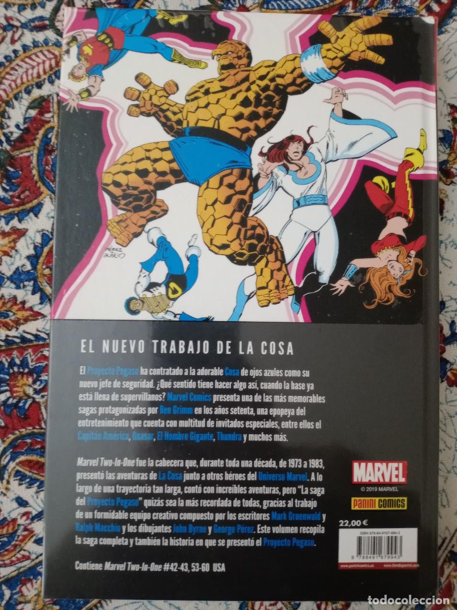C&oacute;mics: 100% MARVEL HC. LA COSA: LA SAGA DEL PROYECTO PEGASO. PANINI - Foto 2