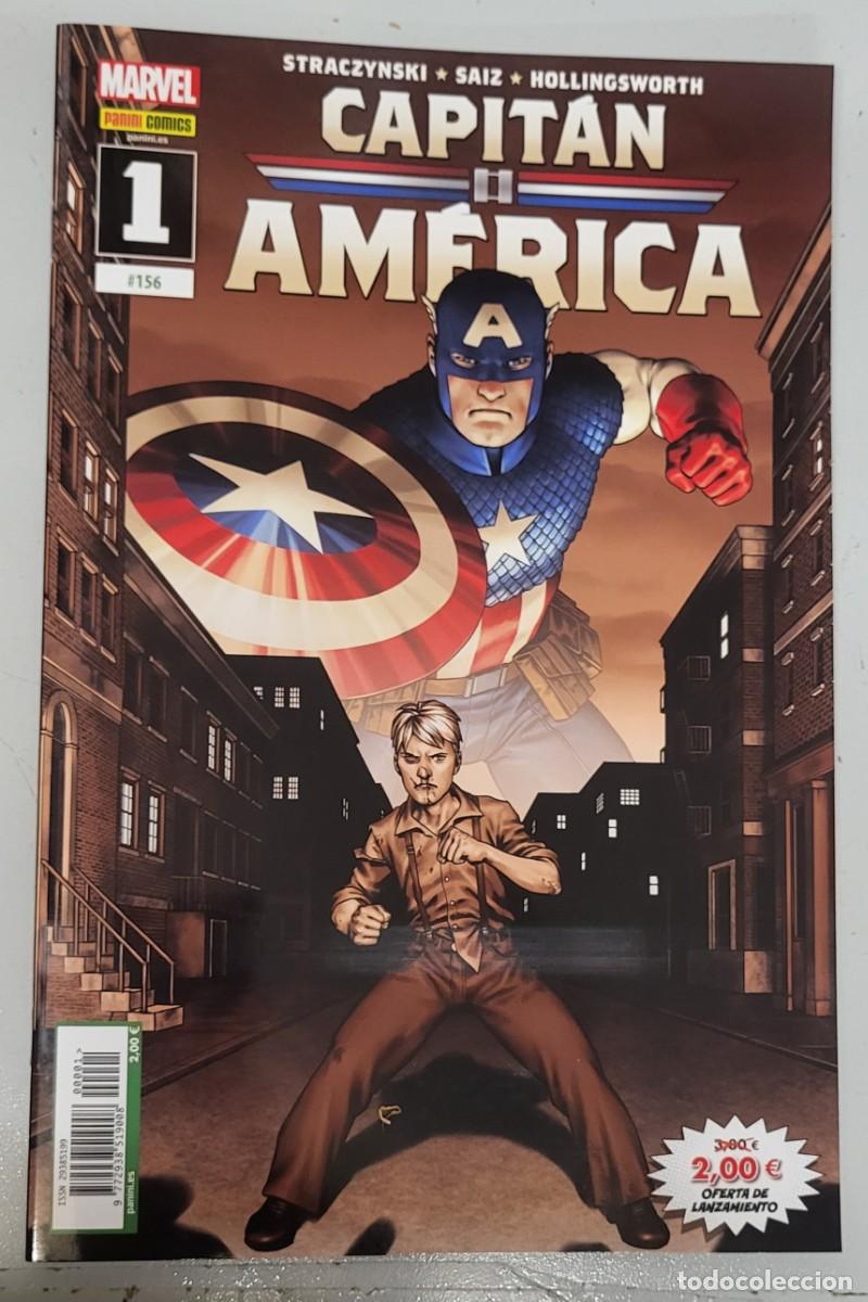 C&oacute;mics: CAPITAN AMERICA VOL 9 N&ordm; 1 / 156 / J.MICHAEL STRACZYNSKI - MARVEL - PANINI - Foto 1