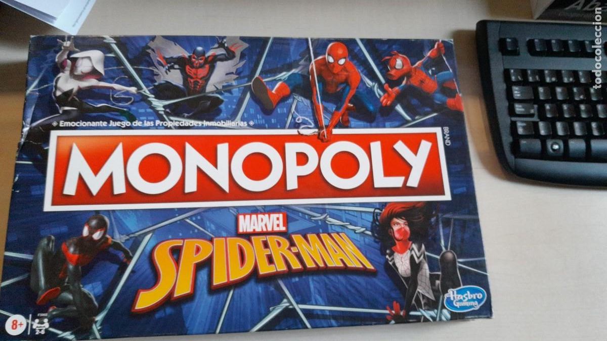 C&oacute;mics: JUEGO MESA MONOPOLY SPIDER-MAN. SPIDERMAN. MARVEL COMICS. - Foto 1