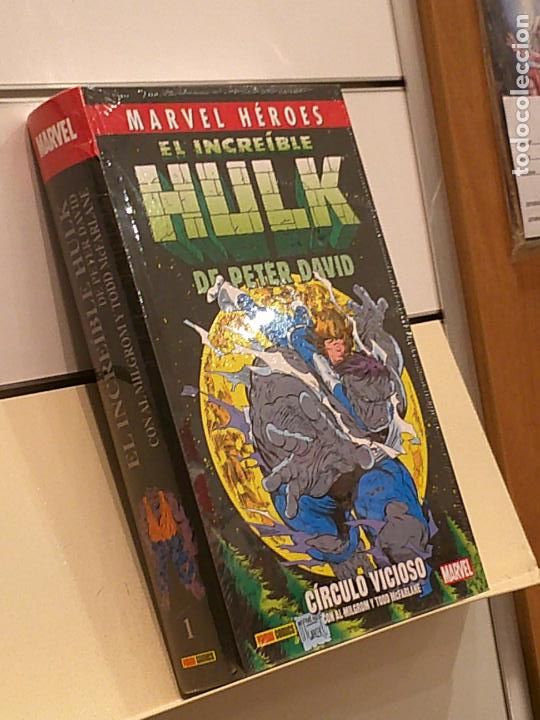 C&oacute;mics: MARVEL HEROES EL INCREIBLE HULK DE PETER DAVID N&ordm; 1 CIRCULO VICIOSO - PANINI - Foto 1