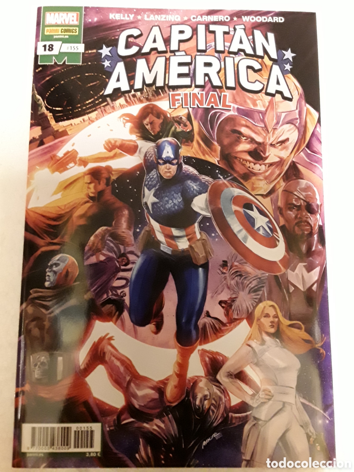 C&oacute;mics: Capit&aacute;n Am&eacute;rica. Rogers Wilson 18 / 155 (grapa) - Panini / Marvel - Foto 1