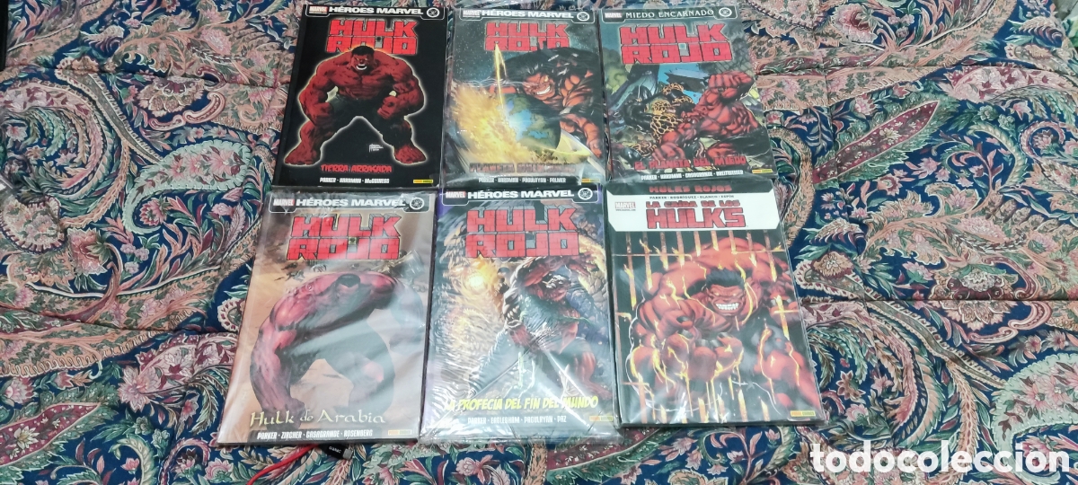 C&oacute;mics: H&Eacute;ROES MARVEL HULK ROJO+ LA CAIDA DE LOS HULKS - Foto 1