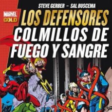 Cómics: MARVEL GOLD: LOS DEFENSORES TOMO 4. COLMILLOS DE FUEGO Y SANGRE. TOMO PANINI.