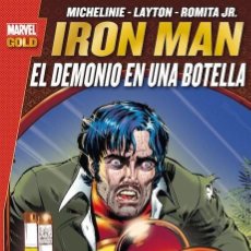 Cómics: MARVEL GOLD: IRON MAN. EL DEMONIO EN UNA BOTELLA. TOMO PANINI.
