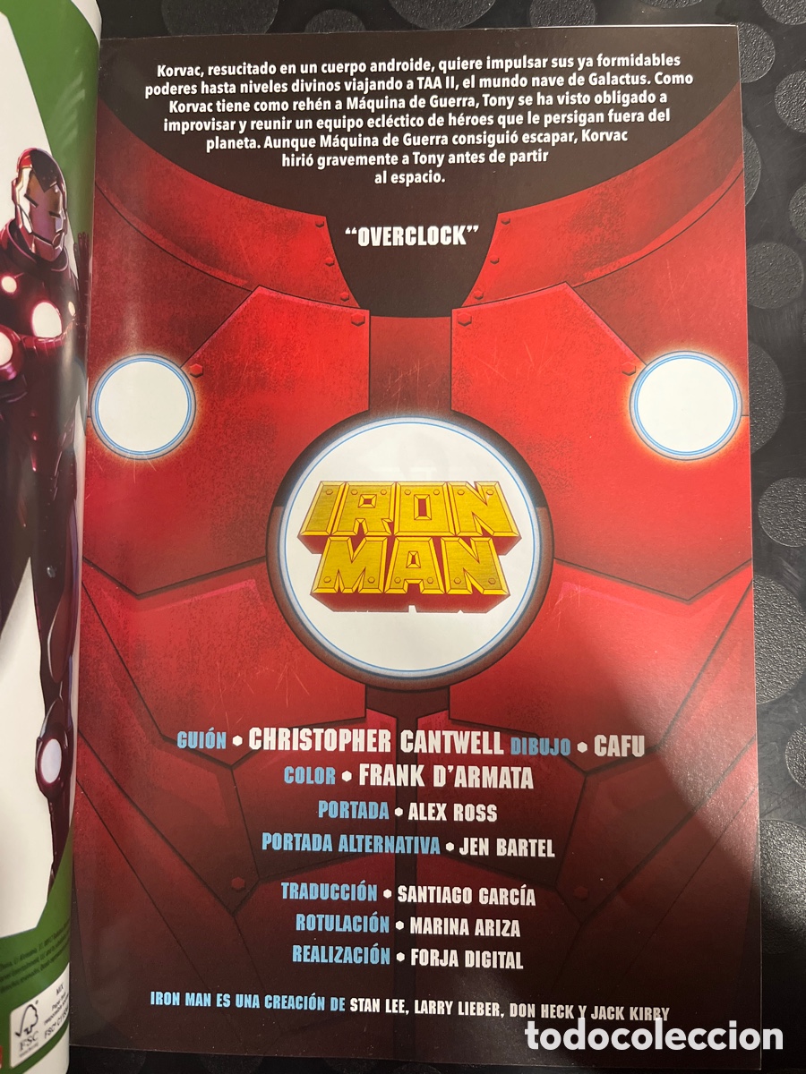 C&oacute;mics: IRON MAN VOL.2 N.126 / 7 OVERCLOCK ( 2011/&hellip; ) - Foto 3