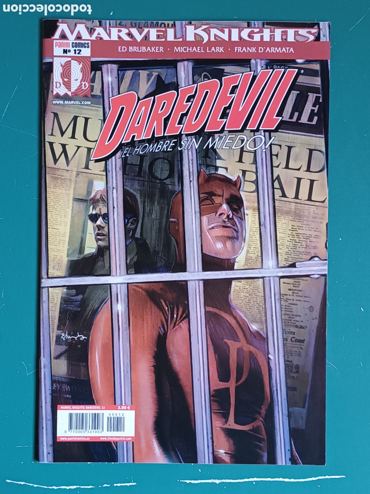 C&oacute;mics: Marvel Knights: Daredevil vol 2 N&deg; 12 PANINI 2007 - Foto 1