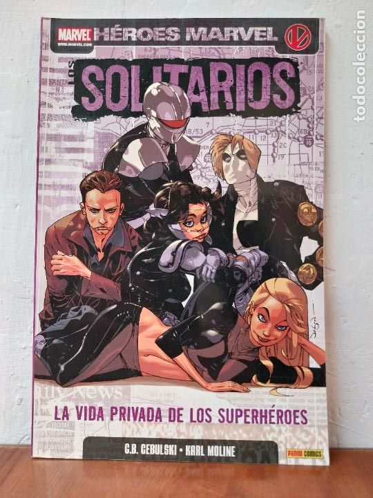 C&oacute;mics: HEROES MARVEL. SOLITARIOS. LA VIDA PRIVADA DE LOS SUPERH&Eacute;ROES TOMO &Uacute;NICO PANINI