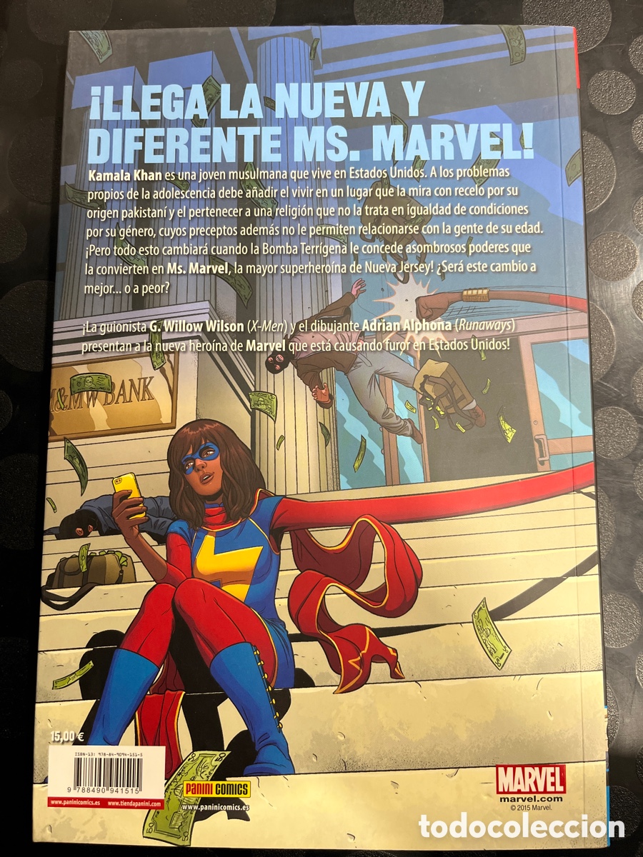 C&oacute;mics: MS. MARVEL N.1 FUERA DE LO NORMAL QCOLECCI&Oacute;N 100% ( 2015/2019 ) - Foto 2
